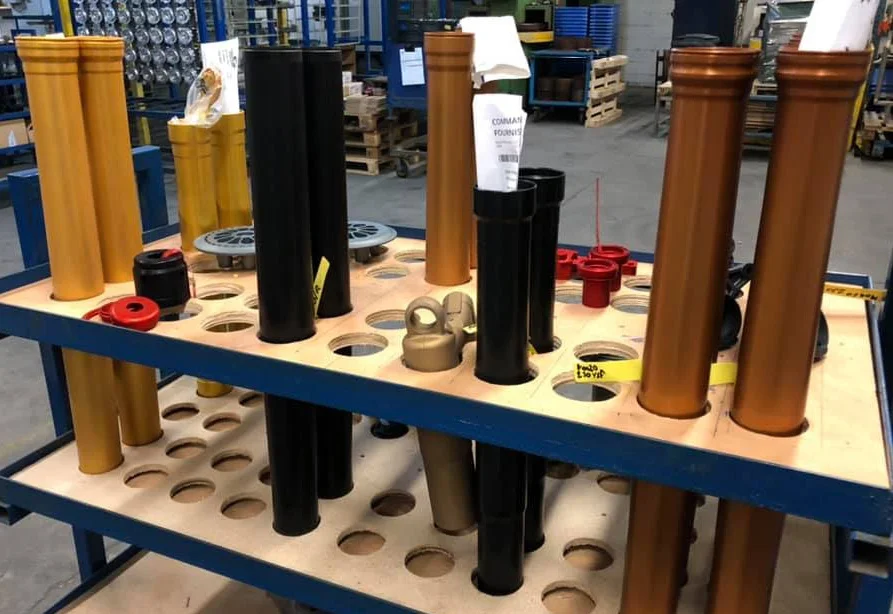 Anodisation des fourches moto